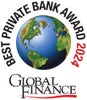 Best private bank award 2024 – Global Finance