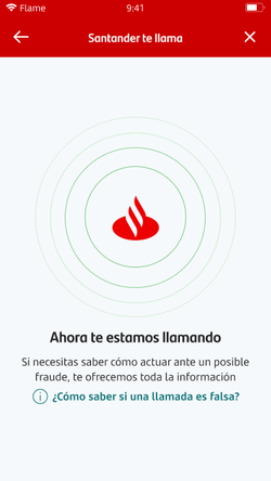 Santander te llama. Ahora te estamos llamando. Si necesitas saber cómo actuar ante un posible fraude, te ofrecemos toda la información. ¿Cómo saber si una llamada es falsa?