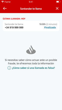 Santander te llama. Última llamada: hoy