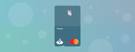 Tarjeta prepago mini azul