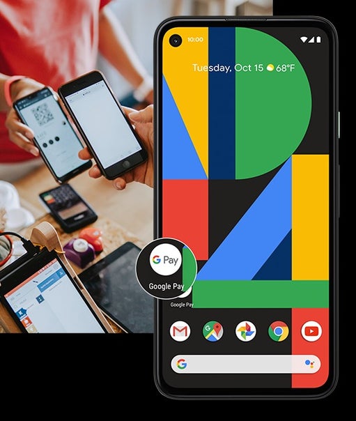 app de google wallet descargada en un teléfono