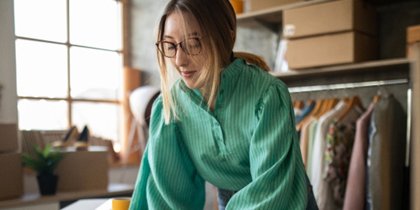 Woman working 