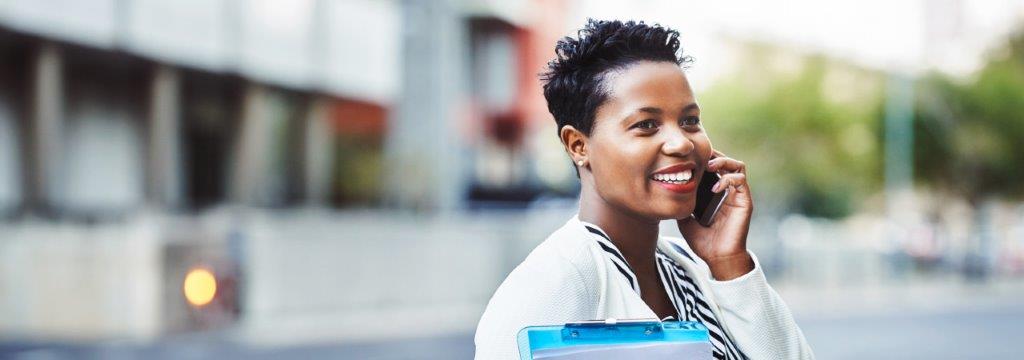 Woman on cellphone