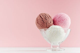 3 bolas de helado