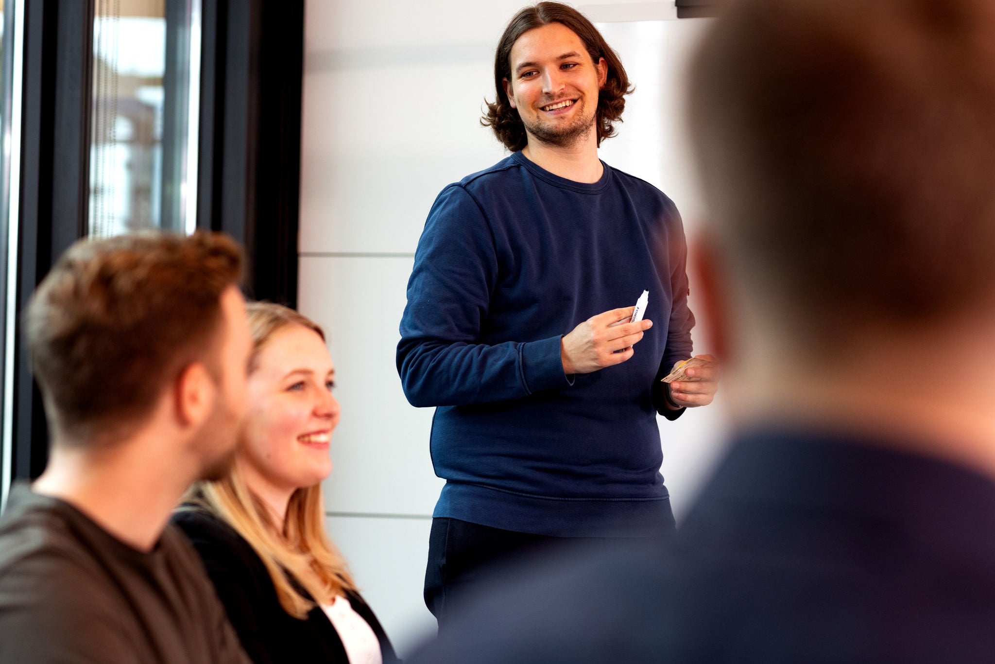 Kollegen im Teammeeting