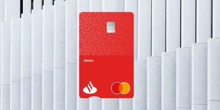 Tarjeta débito roja