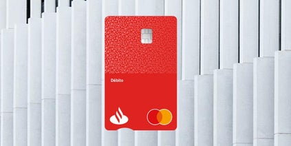 Tarjeta débito roja